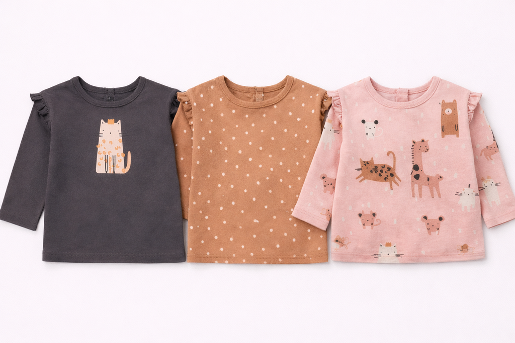 George Long Sleeve Printed Tops
