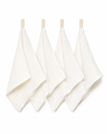 White Cotton Muslin Baby Washcloths – 4 Pack