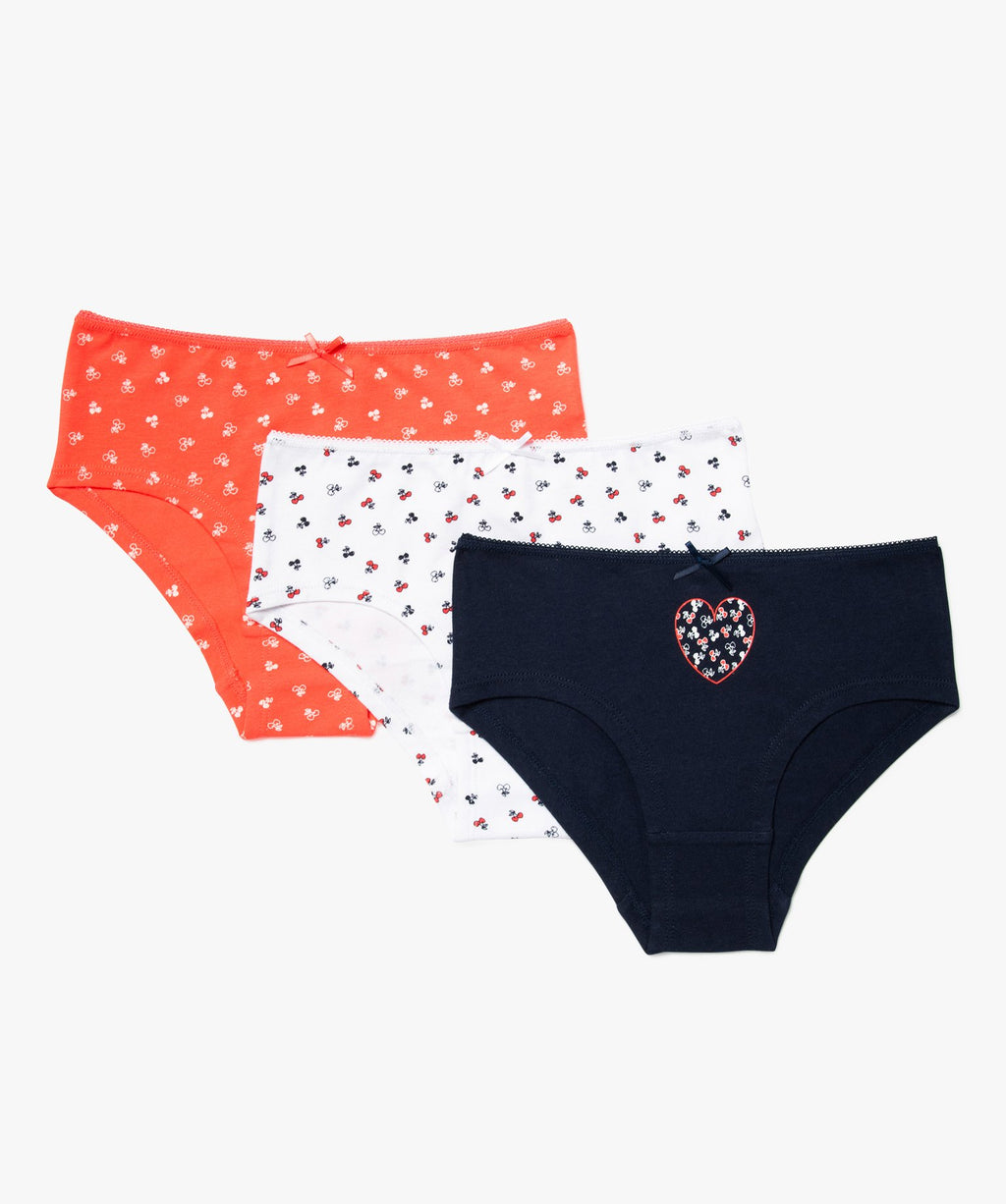 Gémo Girls 3-Pack Cotton Briefs