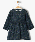 GÉMO Baby Girl Woodland Print Long-Sleeve Dress