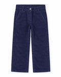 GÉMO – Navy Corduroy Wide-Leg Trousers