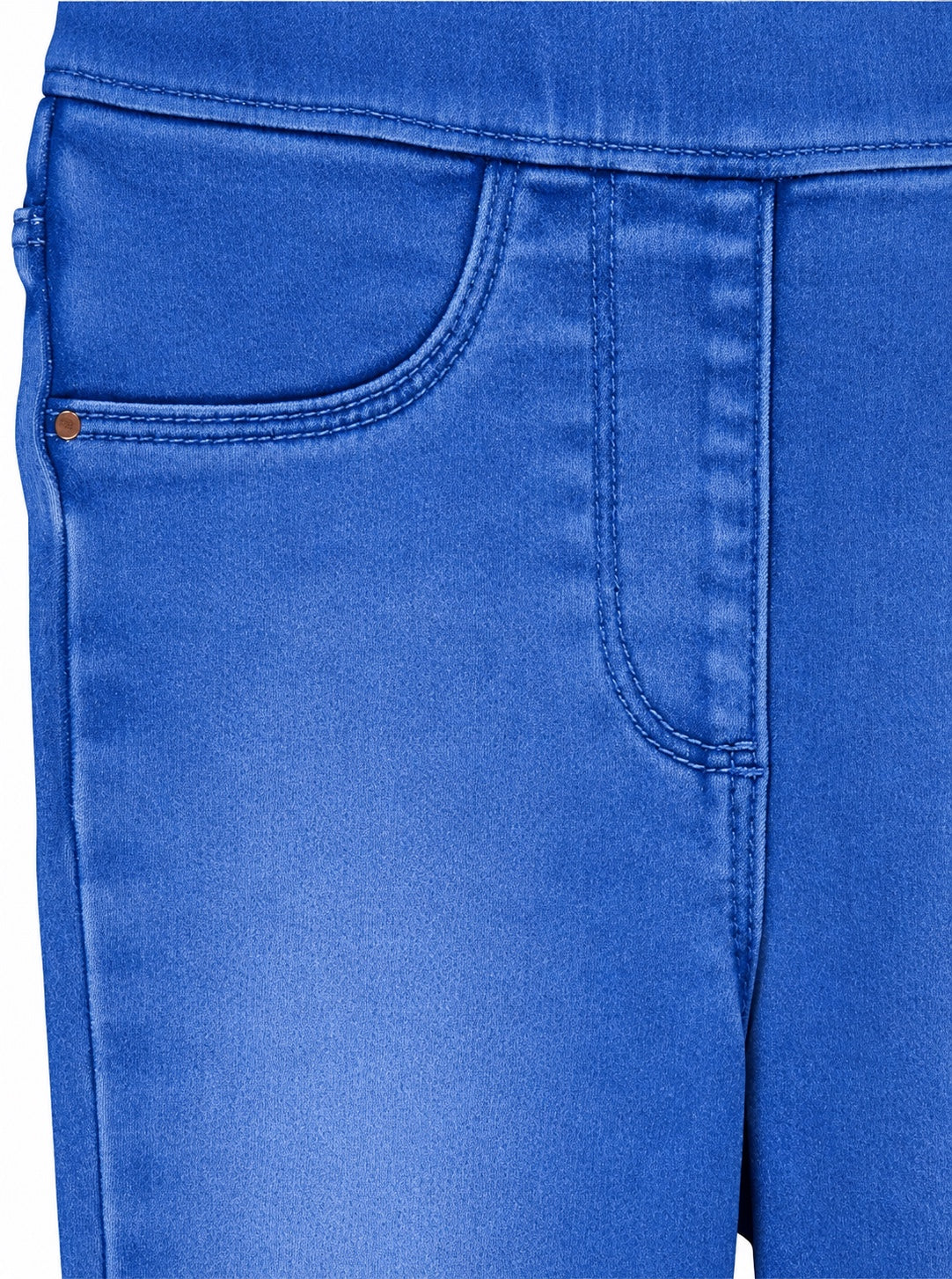 George – Bright Blue Pull-On Jeggings