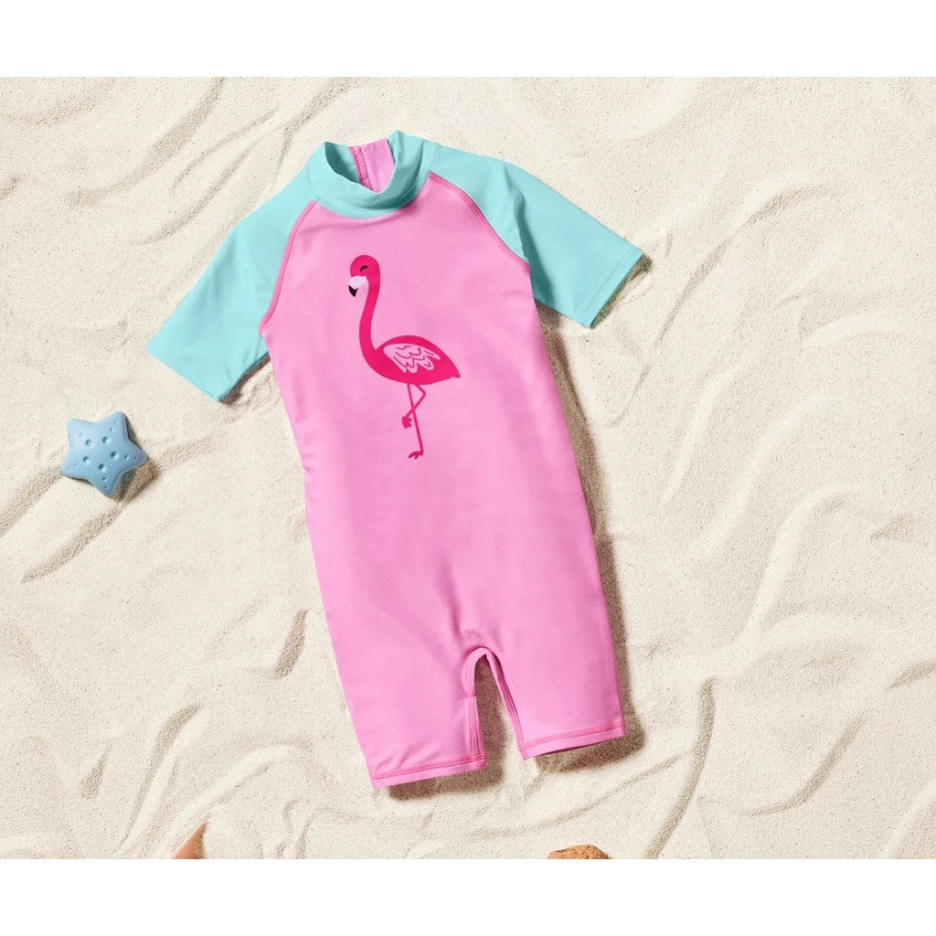 Lupilu Kids Flamingo UV Swimsuit – Pink