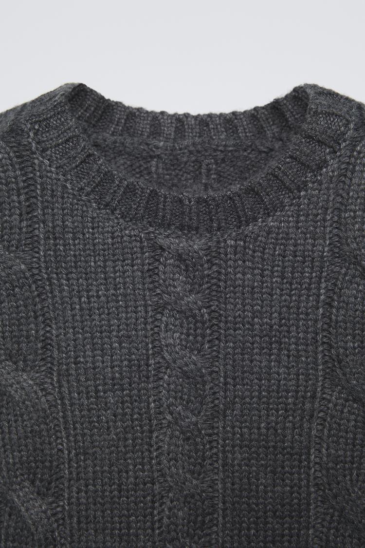 Zara Girls Knit Vest Layered Dress