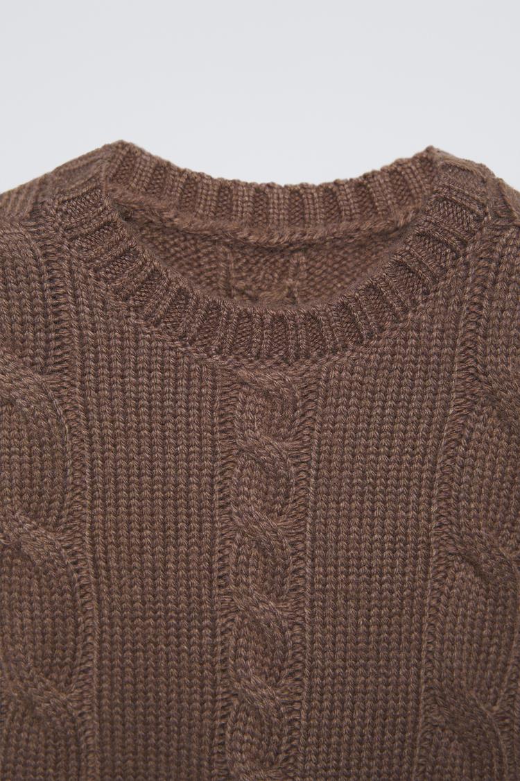 Zara Girls Knit Vest Layered Dress