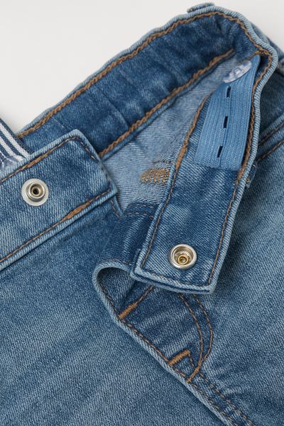 Denim Shorts with Suspenders – H&M
