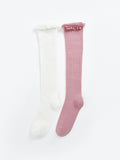 LC Waikiki Girls Knee-High Ribbed Socks