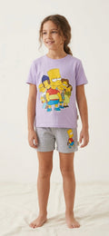 The Simpson Printed Short Pyjama Set – 2 Piece