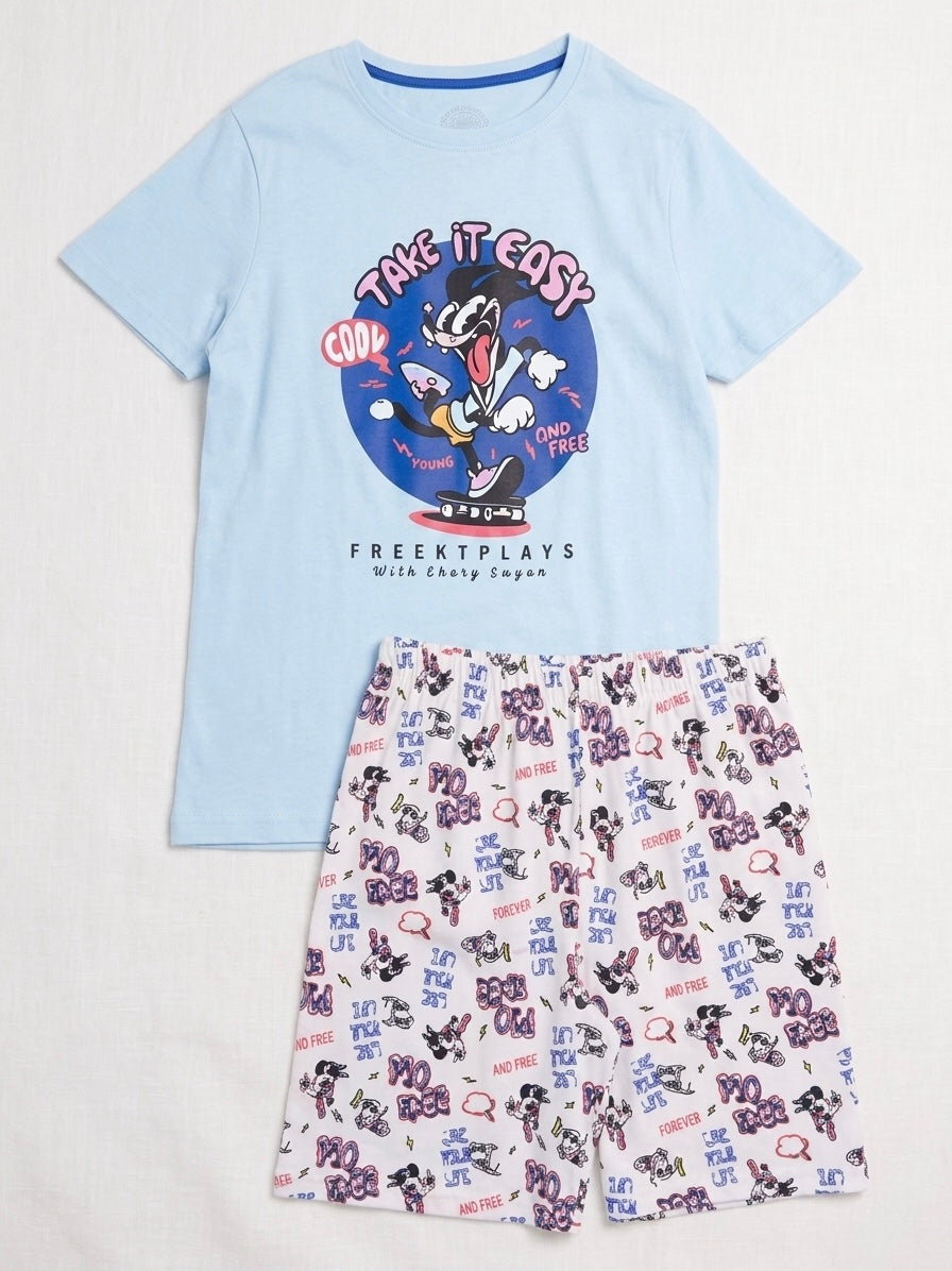 Tweety Bird Printed Short Pyjama Set