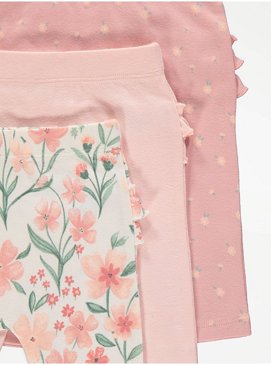 George Baby Girl Floral Leggings Set