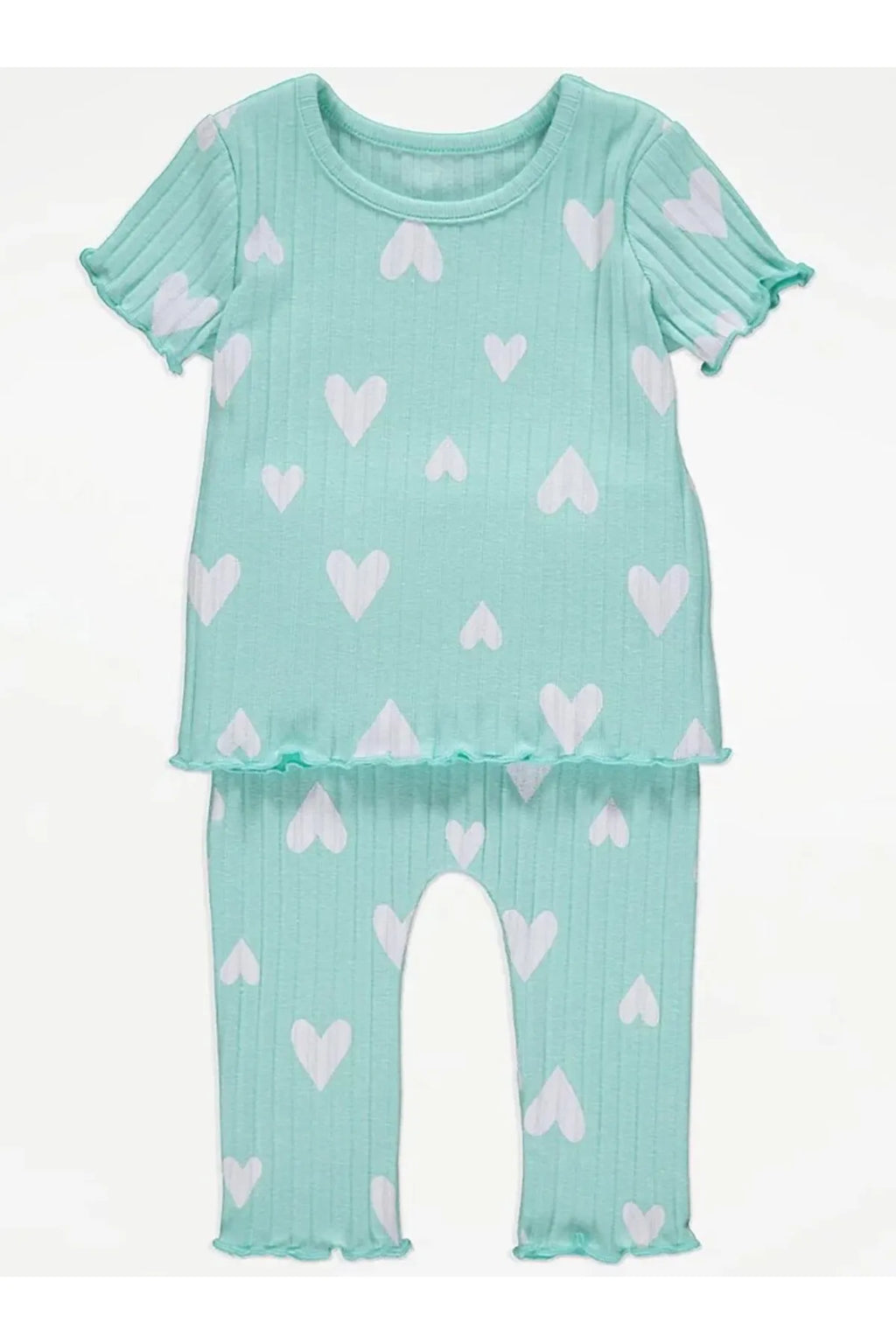 George Heart Ribbed Lounge Set
