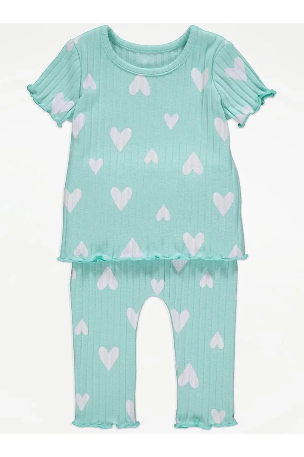 George Heart Ribbed Lounge Set