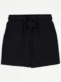 George Kids Black Jogger Shorts
