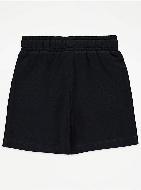 George Kids Black Jogger Shorts