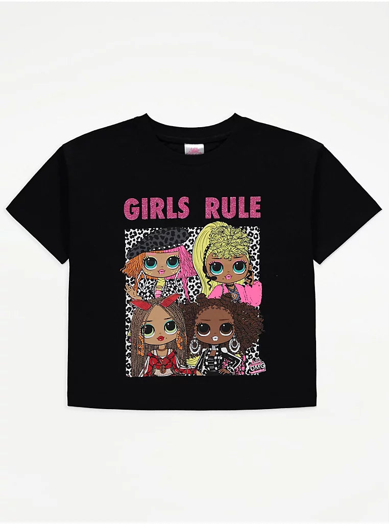 LOL OMG Girls Graphic T-Shirts