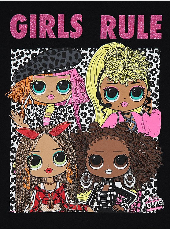 LOL OMG Girls Graphic T-Shirts