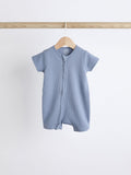 Ribbed Zip Rompers – Next