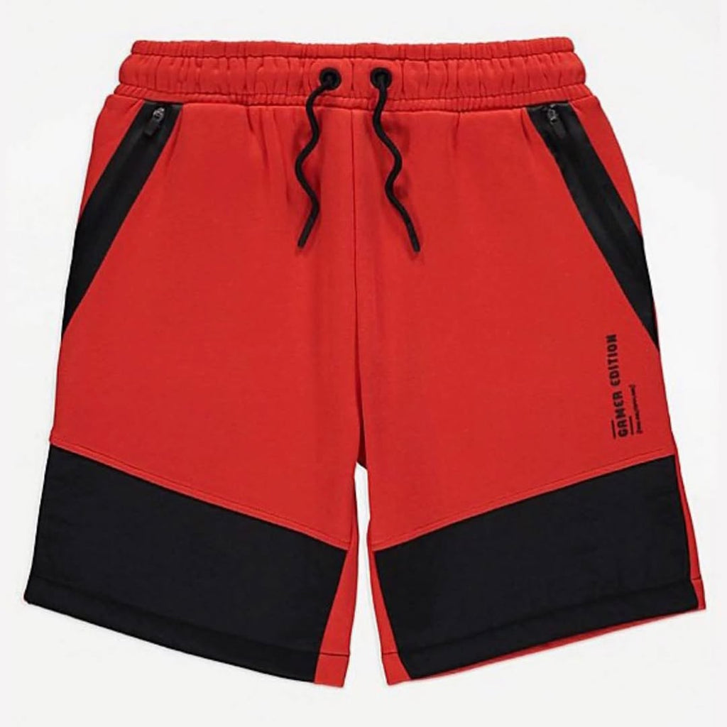 George Boys Matching Set – Red & Black