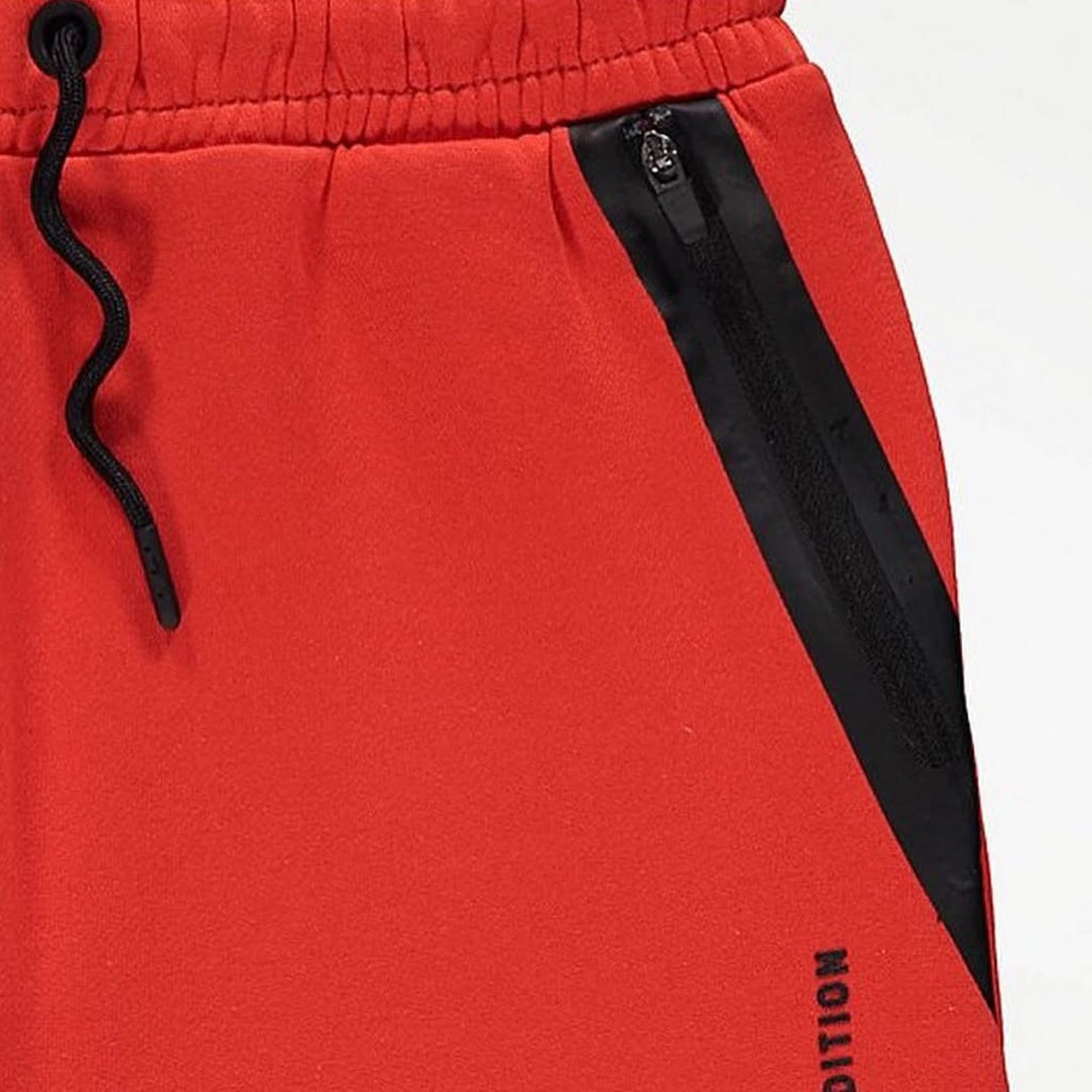 George Boys Matching Set – Red & Black