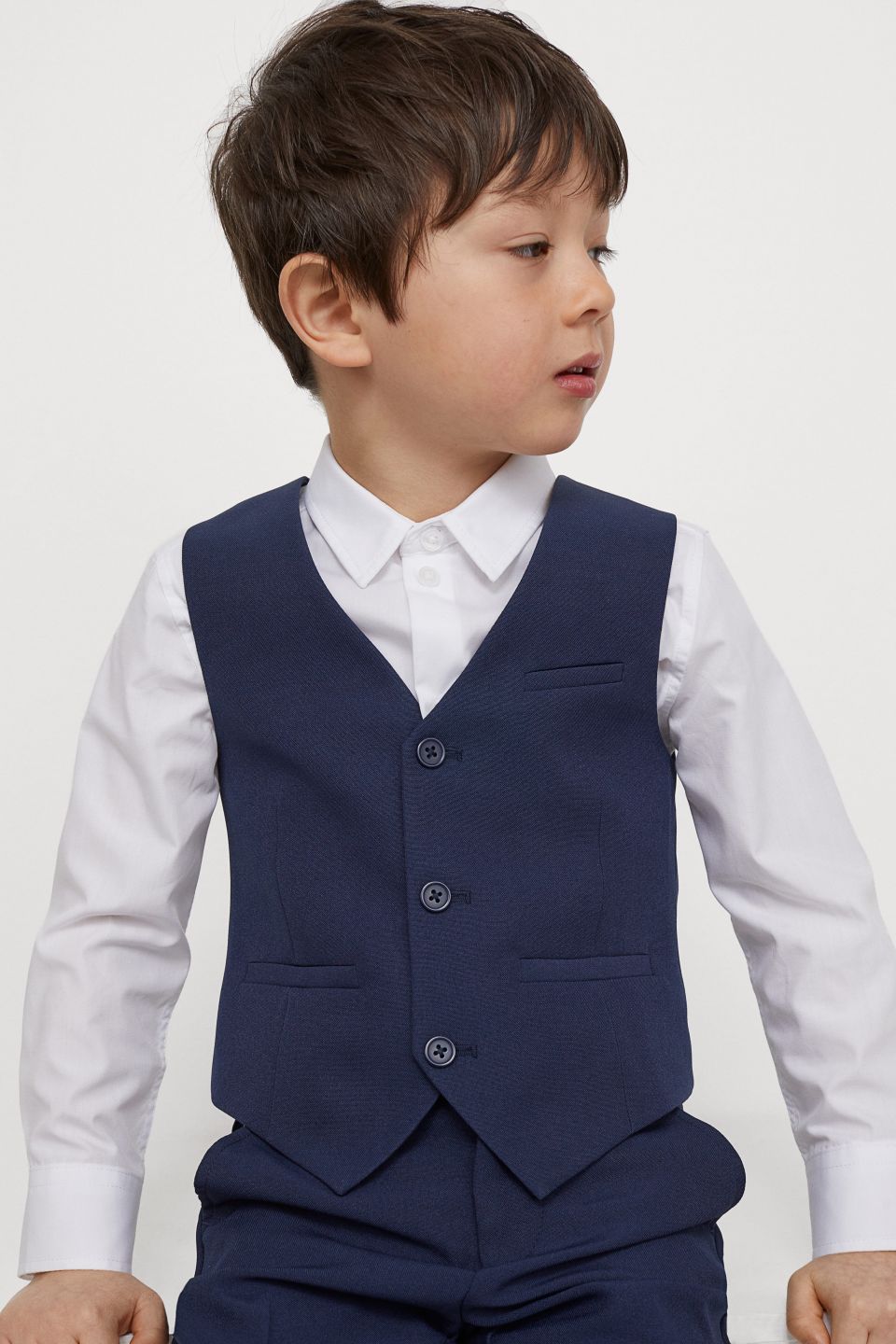 H&M Boys  Formal Waistcoat – Lined Woven Vest