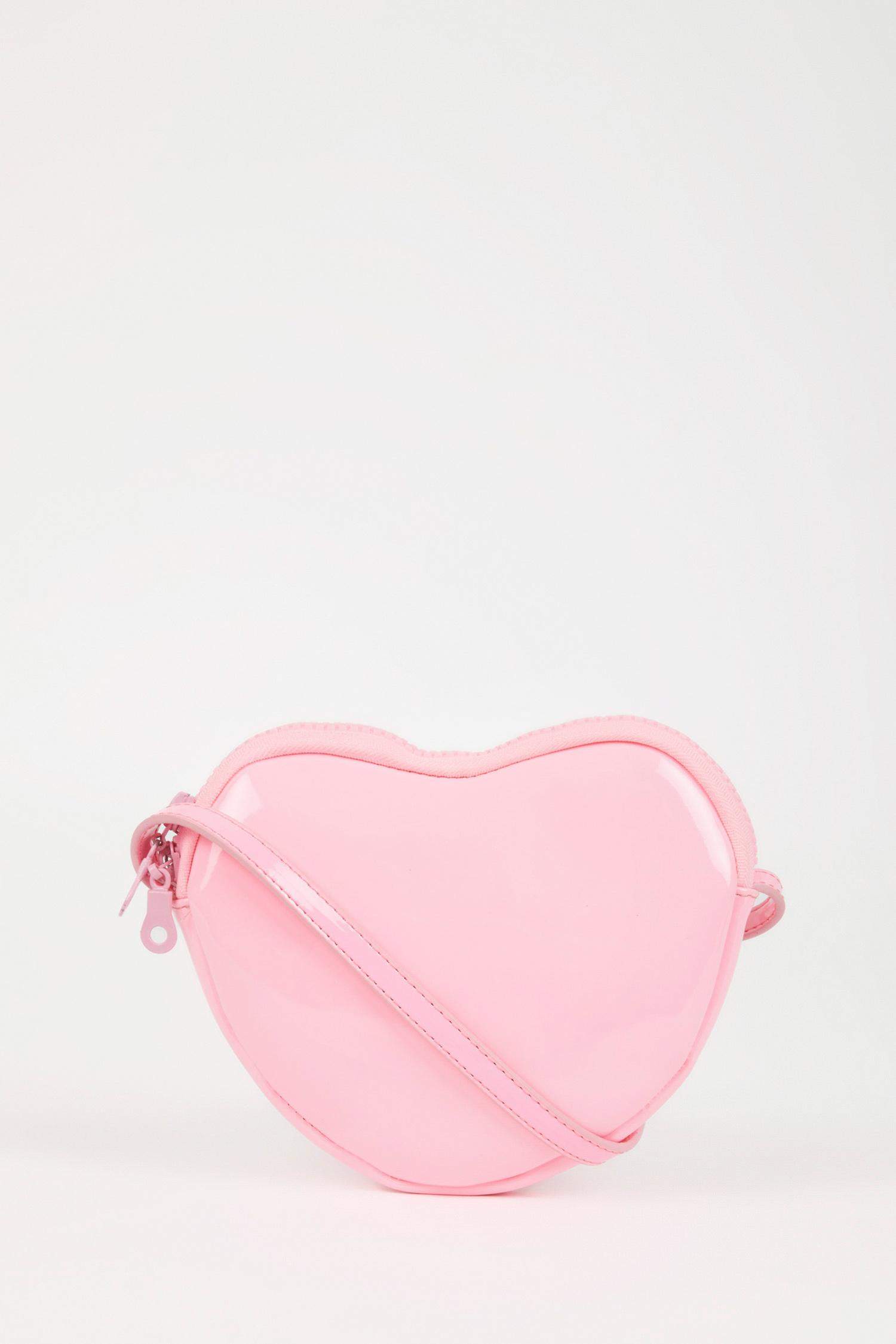 LCW Girls Heart-Shaped Mini Crossbody Bag