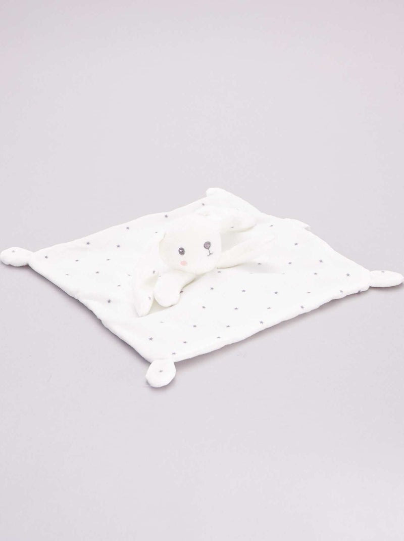 Kiabi Baby Bear Comforter – White Star Print