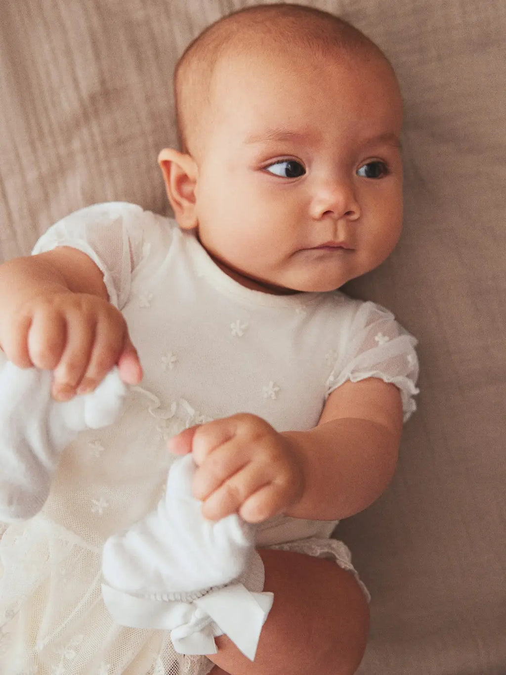 H&M Lace Bodysuit Dress – Ivory