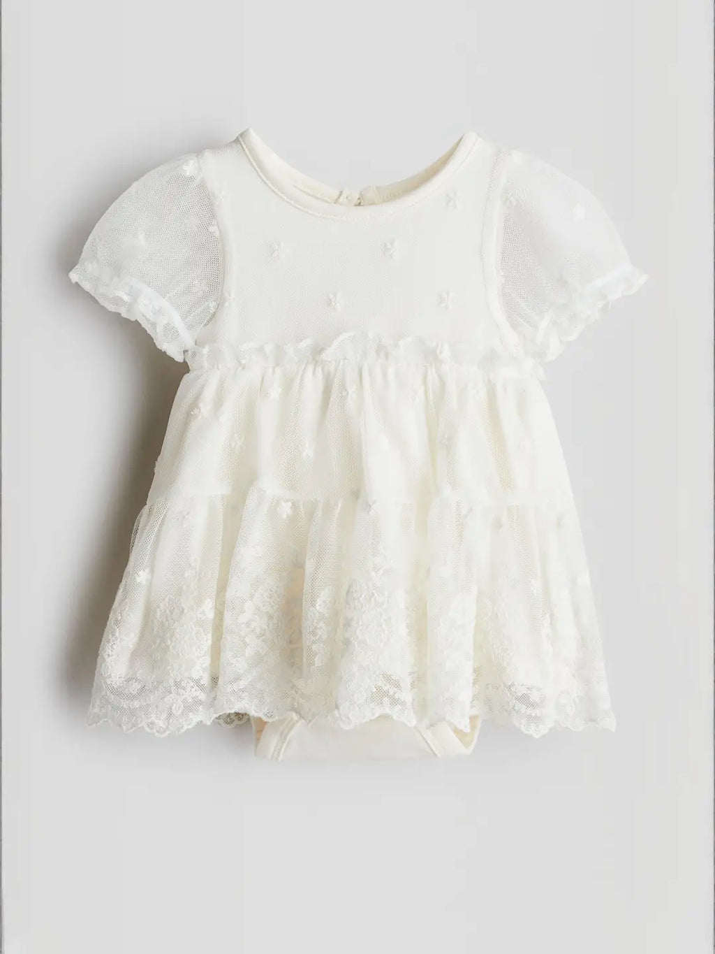 H&M Lace Bodysuit Dress – Ivory