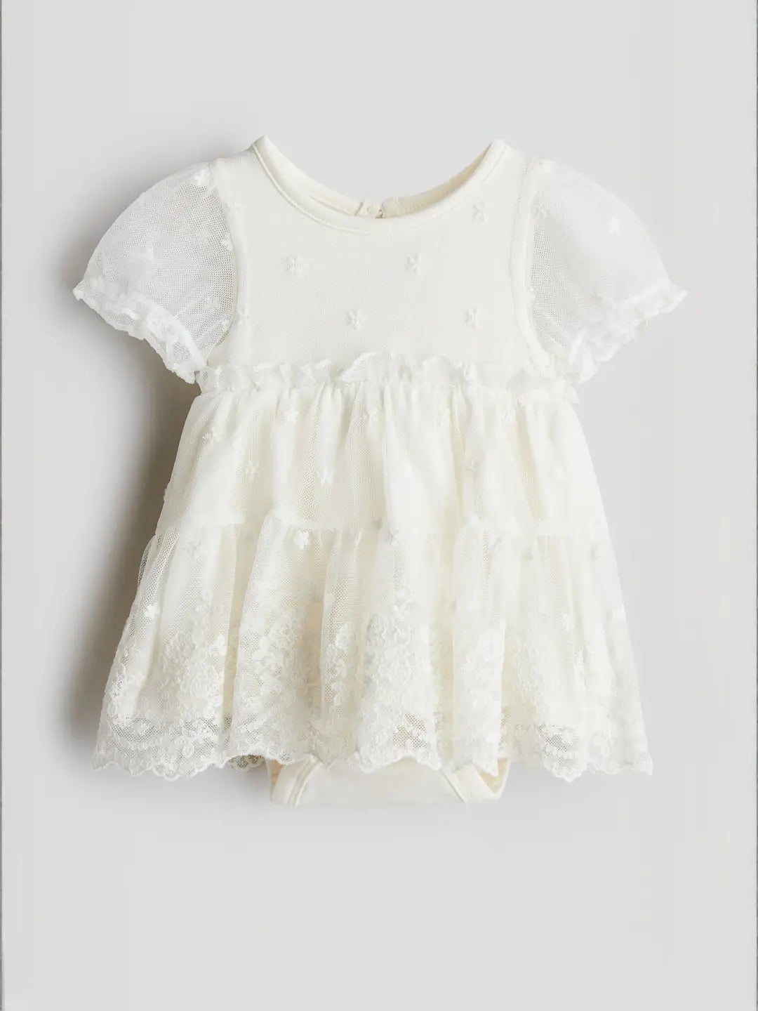 H&M Lace Bodysuit Dress – Ivory