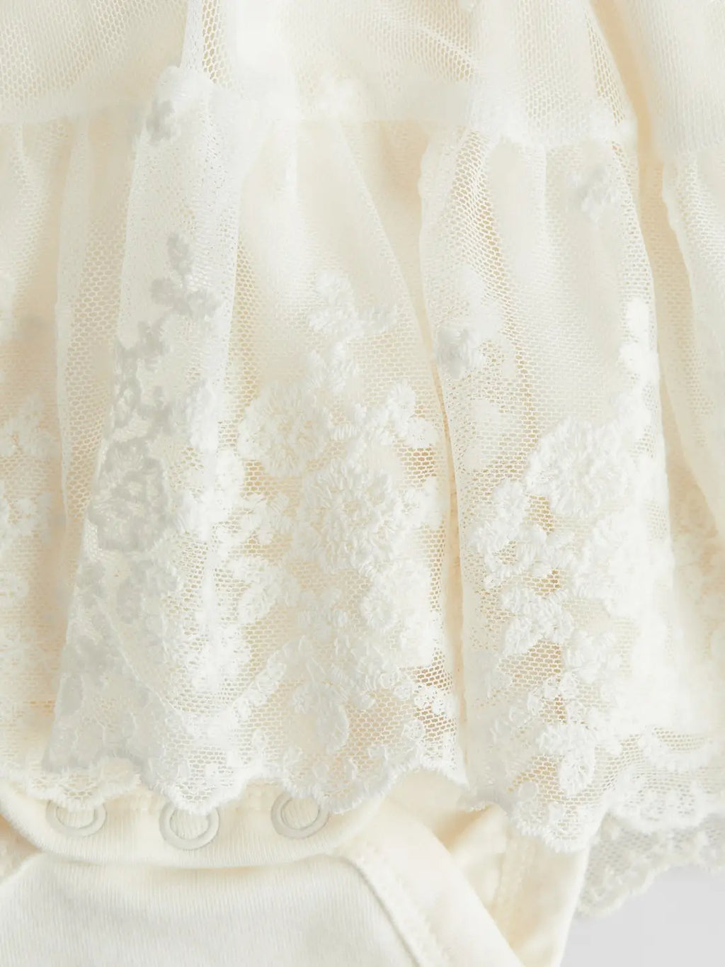 H&M Lace Bodysuit Dress – Ivory