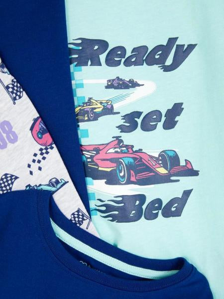 Primark Racing Cars Short Sleeve Pyjamas – 2 Pack