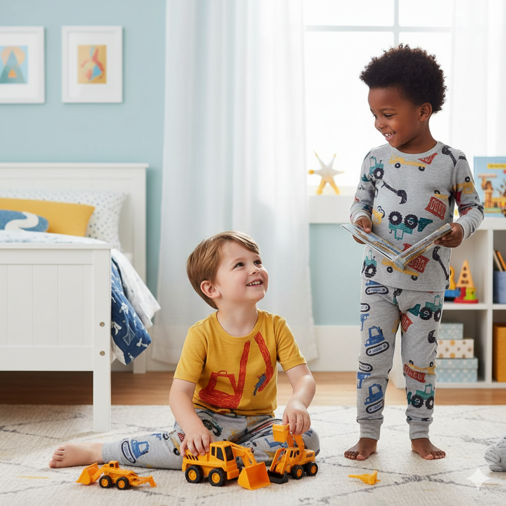 Carter’s Construction Vehicles 3-Piece Pyjama Set