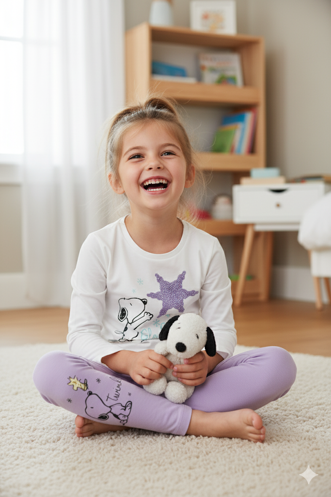 Peanuts Girls Snoopy & Woodstock Leggings Set – 2-Piece