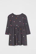 H&M Girls Heart Print Jersey Dress