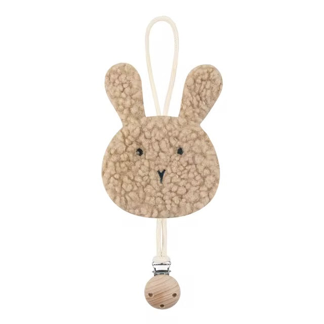 Plush  Pacifier Holder Clip – Soft & Cozy Design