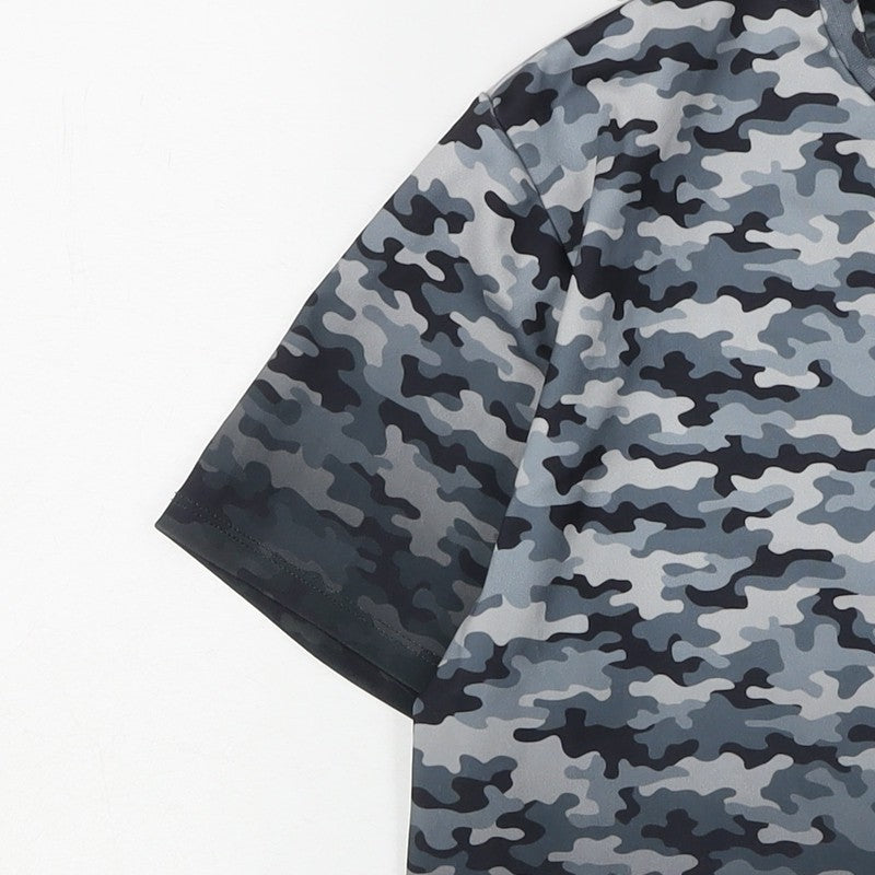 Holyfield Girls’ Grey Camouflage T-Shirt