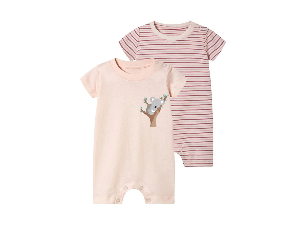 Lupilu Baby 2-Pack Koala Short Rompers