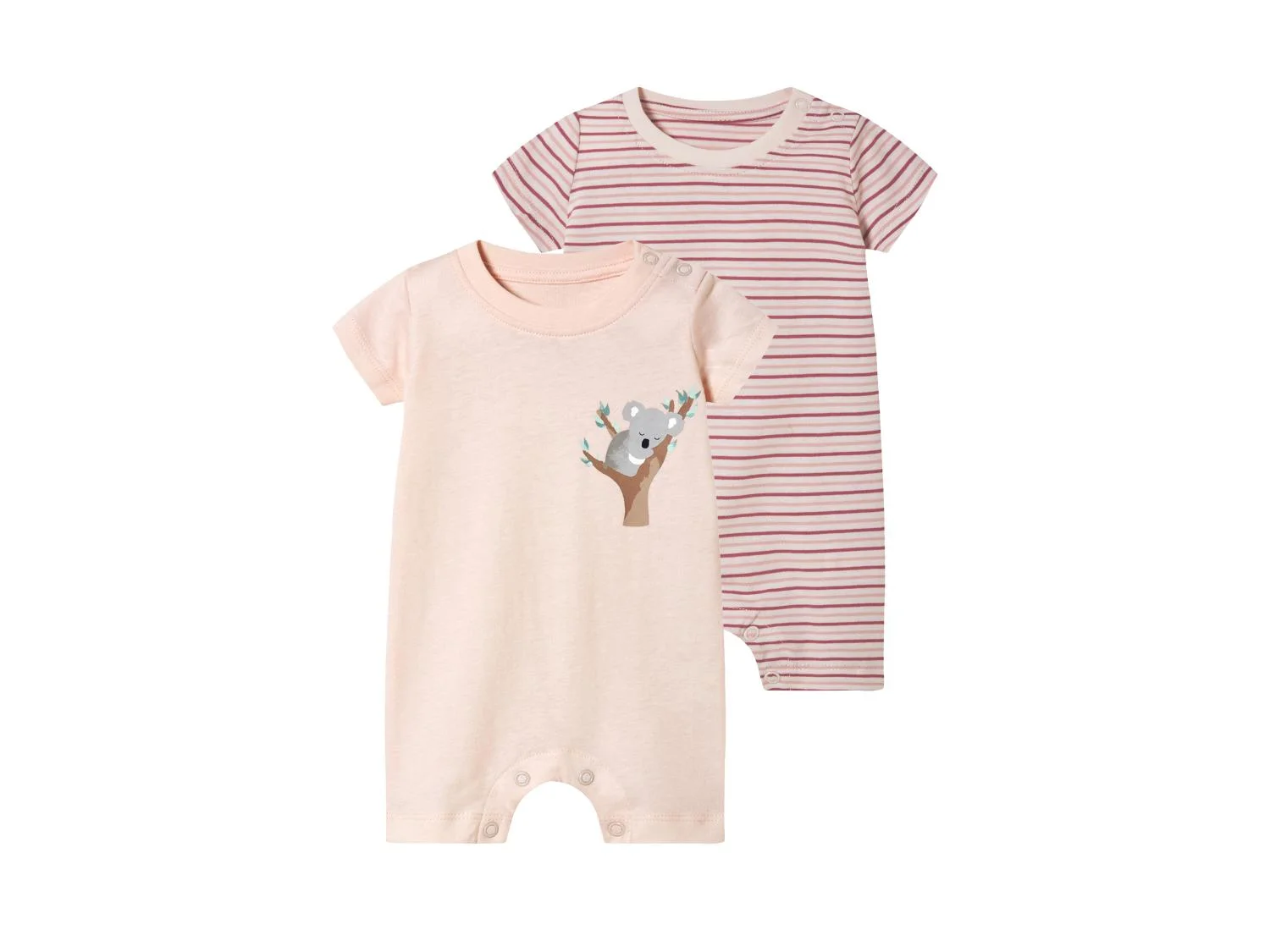 Lupilu Baby 2-Pack Koala Short Rompers