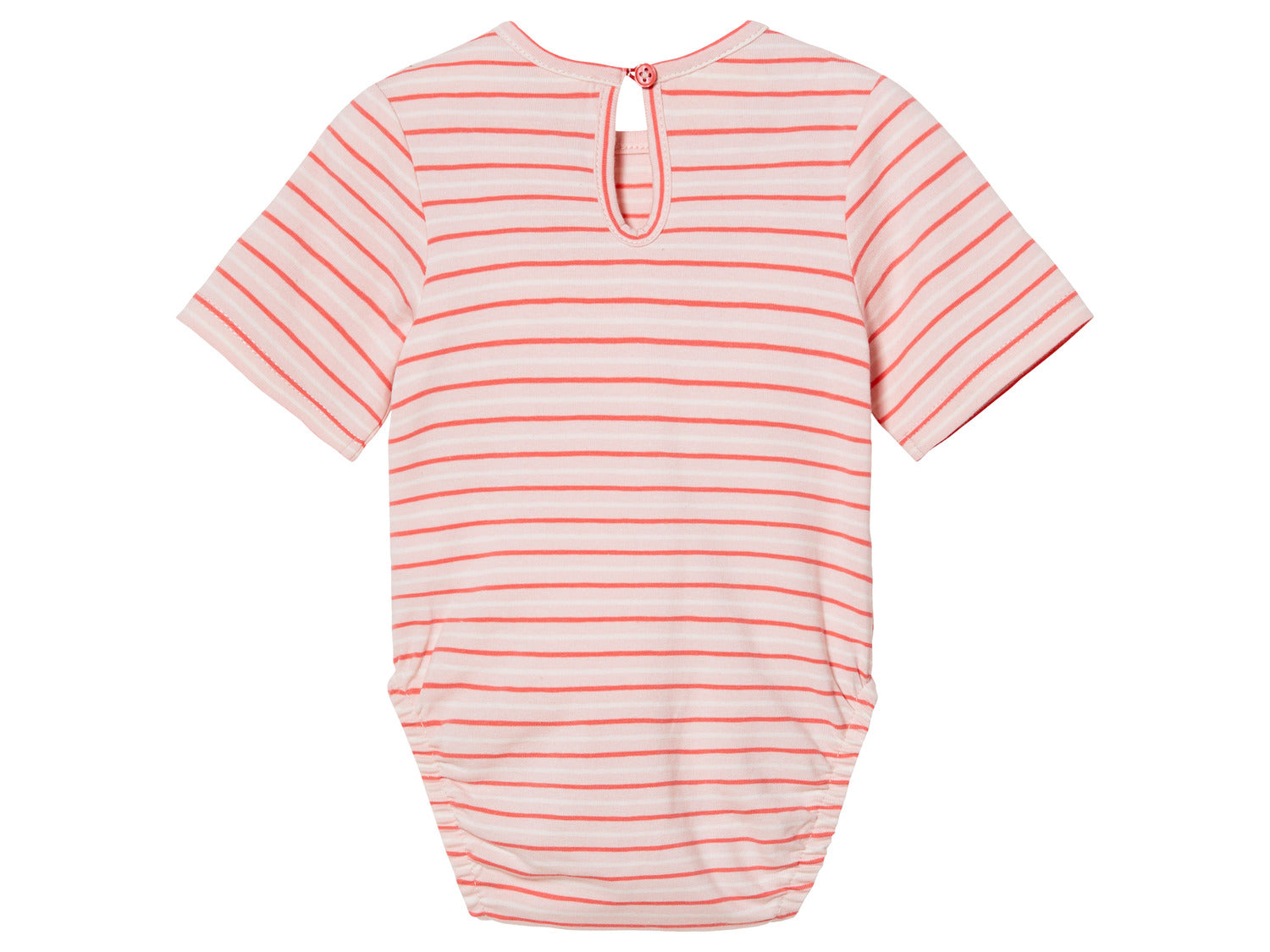 Kuniboo Baby Denim Pinafore Dress & Striped Bodysuit Set