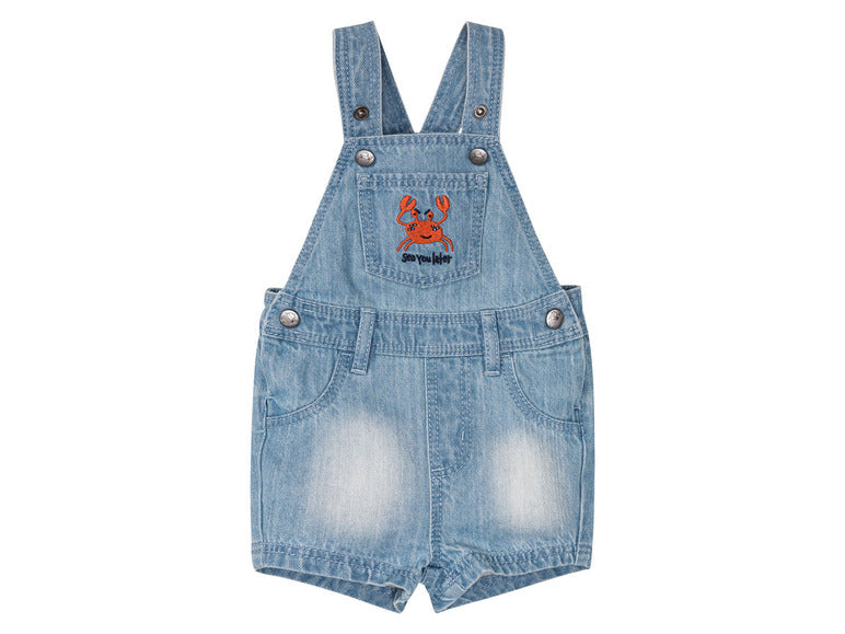 Lupilu Baby Denim Dungaree Shorts