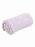 Mothercare Moses Basket & Pram Fleece Baby Blanket – Pink (70 × 90 cm)