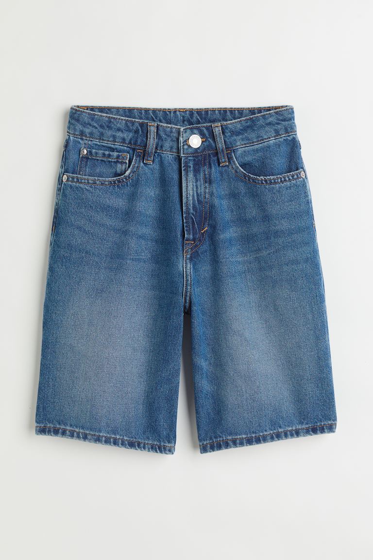 H&M Kids Loose Fit Denim Shorts