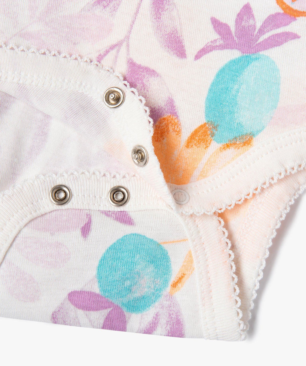 Exotic Motif Baby Girl Bodysuit