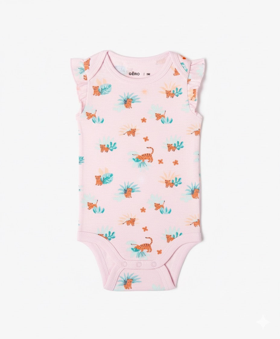 Gémo Pink Jungle Bodysuit