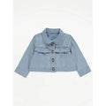George Baby Frill Denim Jacket – Light Wash