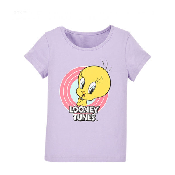 Looney Tunes Tweety Girls T-Shirt – Lilac