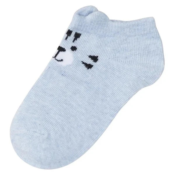 Lupilu Boys Cotton Ankle Socks – Variety 2 Pack | Banana, Dog, Stars & Plain