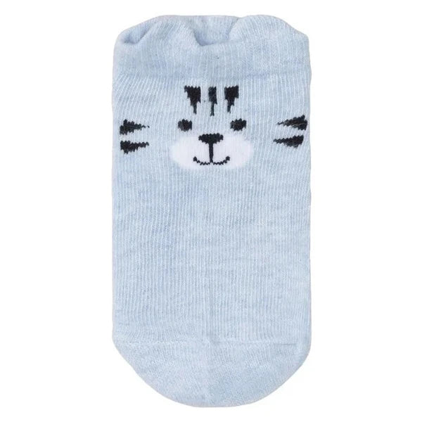 Lupilu Boys Cotton Ankle Socks – Variety 2 Pack | Banana, Dog, Stars & Plain