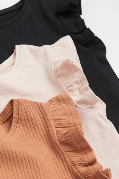 H&M Girls Flutter Sleeve Top