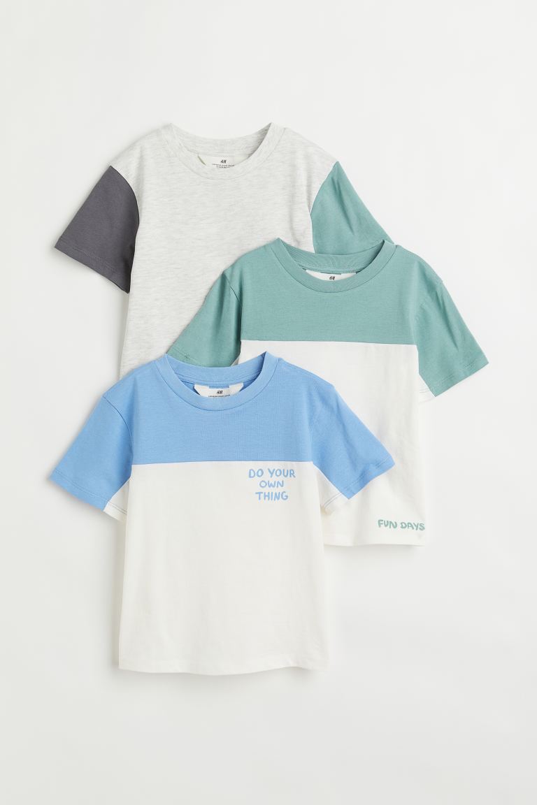 H&M Boys Colour-Block T-Shirt